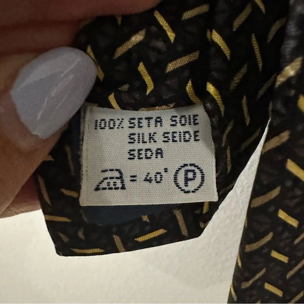 Men's Vintage Givenchy Gentleman Paris‎ Classic Silk Tie